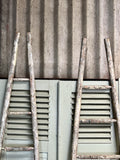 Antique French Orchard Ladders, Single or Pair - LOVINGLY MADE FURNITURE, SUSSEX - top of pair