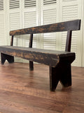 Antique Wooden Chapel Bench - LOVINGLY MADE FURNITURE, SUSSEX - Antique & Vintage Furniture