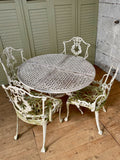Vintage Garden Table & 4 Chairs