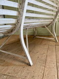 Vintage Slatted Garden Bench - LOVINGLY MADE FURNITURE, SUSSEX - Antique & Vintage Furniture - back legs