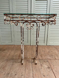 Antique Victorian Ironwork Console - LOVINGLY MADE FURNITURE, SUSSEX - Antique & Vintage Furniture - front view