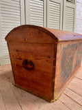 Antique Swedish Marriage Chest, 19thc - LOVINGLY MADE FURNITURE, SUSSEX - handles