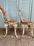 Antique Victorian Garden Chairs, Pair - LOVINGLY MADE FURNITURE, SUSSEX - side