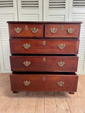 Antique Victorian Chest of Drawers, 2 over 3 - LOVINGLY MADE FURNITURE, SUSSEX - front drawers open