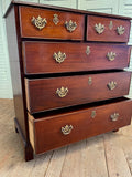 Antique Victorian Chest of Drawers, 2 over 3 - LOVINGLY MADE FURNITURE, SUSSEX - side view drawers open
