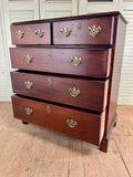 Antique Victorian Chest of Drawers, 2 over 3 - LOVINGLY MADE FURNITURE, SUSSEX - side open drawers