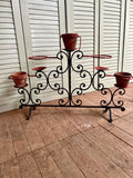 Vintage Decorative French Pot Stand - LOVINGLY MADE FURNITURE, SUSSEX - side on 
