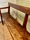 Vintage French Pine Bench - LOVINGLY MADE FURNITURE, SUSSEX - details