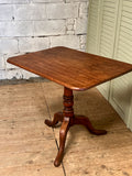 Antique Georgian Tilt Top Table - LOVINGLY MADE FURNITURE, SUSSEX - table open angle