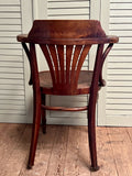 Vintage Bentwood Desk Chair - LOVINGLY MADE FURNITURE, SUSSEX - back angle