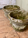 Vintage Decorative Planters, Pair - LOVINGLY MADE FURNITURE, SUSSEX - top view