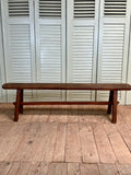Antique French Oak Bench, c19thC - LOVINGLY MADE FURNITURE, SUSSEX - full bench