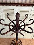 Vintage 'Thonet' Bentwood Coat Stand - LOVINGLY MADE FURNITURE, SUSSEX - top view