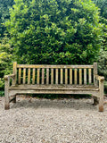 Vintage Garden Bench - LOVINGLY MADE FURNITURE, SUSSEX - Antique & Vintage Furniture - front