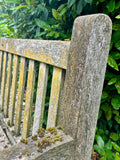 Vintage Garden Bench - LOVINGLY MADE FURNITURE, SUSSEX - Antique & Vintage Furniture - back 