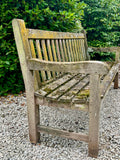 Vintage Garden Bench - LOVINGLY MADE FURNITURE, SUSSEX - Antique & Vintage Furniture - side