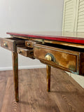 Vintage French Desk, Side Table - LOVINGLY MADE FURNITURE, SUSSEX - Antique & Vintage Furniture -  drawers