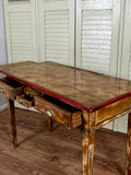 Vintage French Desk, Side Table - LOVINGLY MADE FURNITURE, SUSSEX - Antique & Vintage Furniture -  top