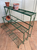 Vintage French Metal Plant Stand, 3 Tiers - LOVINGLY MADE FURNITURE, SUSSEX - Antique & Vintage Furniture - side top