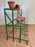 Vintage French Metal Plant Stand, 3 Tiers - LOVINGLY MADE FURNITURE, SUSSEX - Antique & Vintage Furniture - side