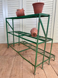Vintage French Metal Plant Stand, 3 Tiers - LOVINGLY MADE FURNITURE, SUSSEX - Antique & Vintage Furniture - back view