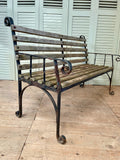 Vintage Garden Bench, Blacksmith Made - LOVINGLY MADE FURNITURE, SUSSEX - Antique & Vintage Furniture - side