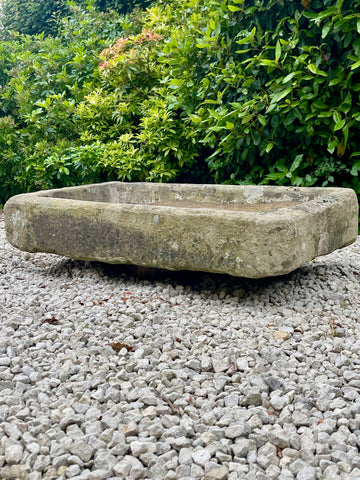 Vintage Sandstone Trough, Planter - LOVINGLY MADE FURNITURE, SUSSEX - Antique & Vintage Furniture - side